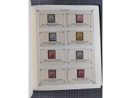 China bis Togo, postfrische Sammlung auf Abo-Karten mit u.a. DP China Mi.-Nr. 25-26I, Marokko Mi.-Nr. 18I/II (KB Jäschke-L. B