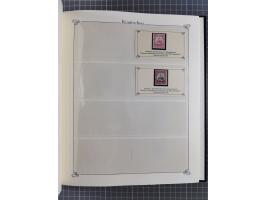 China bis Togo, postfrische Sammlung auf Abo-Karten mit u.a. DP China Mi.-Nr. 25-26I, Marokko Mi.-Nr. 18I/II (KB Jäschke-L. B