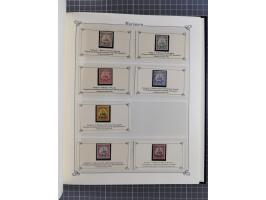 China bis Togo, postfrische Sammlung auf Abo-Karten mit u.a. DP China Mi.-Nr. 25-26I, Marokko Mi.-Nr. 18I/II (KB Jäschke-L. B