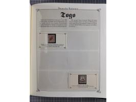 China bis Togo, postfrische Sammlung auf Abo-Karten mit u.a. DP China Mi.-Nr. 25-26I, Marokko Mi.-Nr. 18I/II (KB Jäschke-L. B