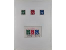 1948/82, in den Hauptnummern kpl. postfrische und zusätzlich gestempelte Sammlung, alle postfrischen Marken bis Mi.-Nr. 74 un