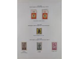 1948/82, in den Hauptnummern kpl. postfrische und zusätzlich gestempelte Sammlung, alle postfrischen Marken bis Mi.-Nr. 74 un