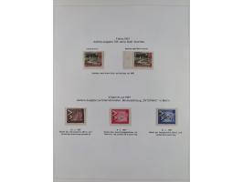 1948/82, in den Hauptnummern kpl. postfrische und zusätzlich gestempelte Sammlung, alle postfrischen Marken bis Mi.-Nr. 74 un