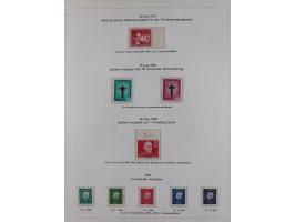 1948/82, in den Hauptnummern kpl. postfrische und zusätzlich gestempelte Sammlung, alle postfrischen Marken bis Mi.-Nr. 74 un
