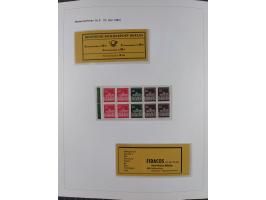 1948/82, in den Hauptnummern kpl. postfrische und zusätzlich gestempelte Sammlung, alle postfrischen Marken bis Mi.-Nr. 74 un