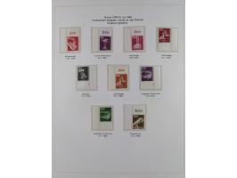 1948/82, in den Hauptnummern kpl. postfrische und zusätzlich gestempelte Sammlung, alle postfrischen Marken bis Mi.-Nr. 74 un