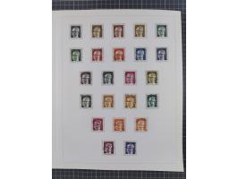 1948/82, in den Hauptnummern kpl. postfrische und zusätzlich gestempelte Sammlung, alle postfrischen Marken bis Mi.-Nr. 74 un