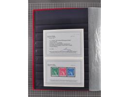 1948/90, in den Hauptnummer kpl. postfrische Sammlung, fast alle besseren Anfangsausgaben inkl. Block 1 sind signiert Schlege