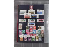 1948/90, in den Hauptnummer kpl. postfrische Sammlung, fast alle besseren Anfangsausgaben inkl. Block 1 sind signiert Schlege