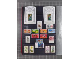 1948/90, in den Hauptnummer kpl. postfrische Sammlung, fast alle besseren Anfangsausgaben inkl. Block 1 sind signiert Schlege