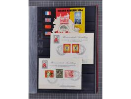 1948/90, in den Hauptnummer kpl. postfrische Sammlung, fast alle besseren Anfangsausgaben inkl. Block 1 sind signiert Schlege