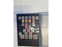 1945/59, postfrische und gestempelte Sammlung ohne SBZ aber mit Saarland mit vielen besseren und kpl. Ausgaben, diversen Brie