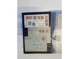 1945/59, postfrische und gestempelte Sammlung ohne SBZ aber mit Saarland mit vielen besseren und kpl. Ausgaben, diversen Brie