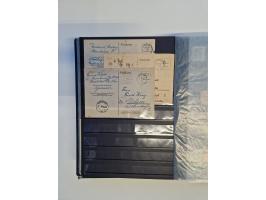 1945/59, postfrische und gestempelte Sammlung ohne SBZ aber mit Saarland mit vielen besseren und kpl. Ausgaben, diversen Brie