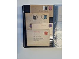 1945/59, postfrische und gestempelte Sammlung ohne SBZ aber mit Saarland mit vielen besseren und kpl. Ausgaben, diversen Brie