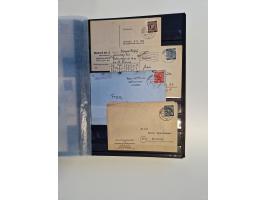 1945/59, postfrische und gestempelte Sammlung ohne SBZ aber mit Saarland mit vielen besseren und kpl. Ausgaben, diversen Brie