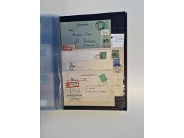 1945/59, postfrische und gestempelte Sammlung ohne SBZ aber mit Saarland mit vielen besseren und kpl. Ausgaben, diversen Brie