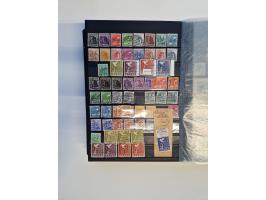 1945/59, postfrische und gestempelte Sammlung ohne SBZ aber mit Saarland mit vielen besseren und kpl. Ausgaben, diversen Brie