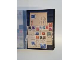 1945/59, postfrische und gestempelte Sammlung ohne SBZ aber mit Saarland mit vielen besseren und kpl. Ausgaben, diversen Brie