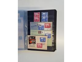 1945/59, postfrische und gestempelte Sammlung ohne SBZ aber mit Saarland mit vielen besseren und kpl. Ausgaben, diversen Brie