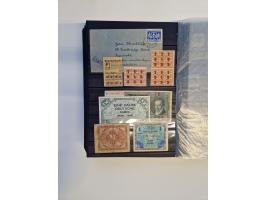 1945/59, postfrische und gestempelte Sammlung ohne SBZ aber mit Saarland mit vielen besseren und kpl. Ausgaben, diversen Brie