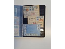 1945/59, postfrische und gestempelte Sammlung ohne SBZ aber mit Saarland mit vielen besseren und kpl. Ausgaben, diversen Brie