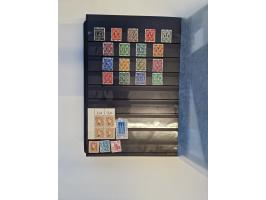 1945/59, postfrische und gestempelte Sammlung ohne SBZ aber mit Saarland mit vielen besseren und kpl. Ausgaben, diversen Brie