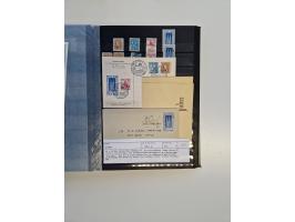 1945/59, postfrische und gestempelte Sammlung ohne SBZ aber mit Saarland mit vielen besseren und kpl. Ausgaben, diversen Brie