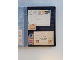 1945/59, postfrische und gestempelte Sammlung ohne SBZ aber mit Saarland mit vielen besseren und kpl. Ausgaben, diversen Brie