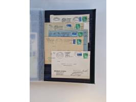 1945/59, postfrische und gestempelte Sammlung ohne SBZ aber mit Saarland mit vielen besseren und kpl. Ausgaben, diversen Brie