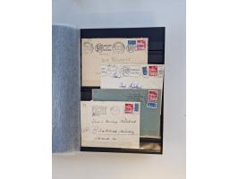 1945/59, postfrische und gestempelte Sammlung ohne SBZ aber mit Saarland mit vielen besseren und kpl. Ausgaben, diversen Brie