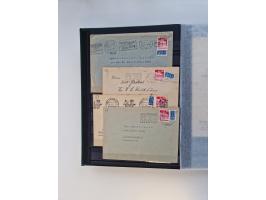 1945/59, postfrische und gestempelte Sammlung ohne SBZ aber mit Saarland mit vielen besseren und kpl. Ausgaben, diversen Brie