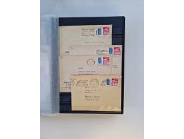 1945/59, postfrische und gestempelte Sammlung ohne SBZ aber mit Saarland mit vielen besseren und kpl. Ausgaben, diversen Brie