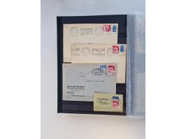 1945/59, postfrische und gestempelte Sammlung ohne SBZ aber mit Saarland mit vielen besseren und kpl. Ausgaben, diversen Brie