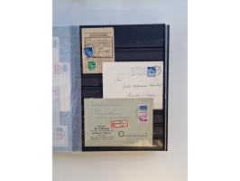 1945/59, postfrische und gestempelte Sammlung ohne SBZ aber mit Saarland mit vielen besseren und kpl. Ausgaben, diversen Brie