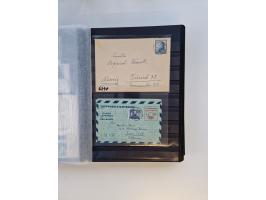 1945/59, postfrische und gestempelte Sammlung ohne SBZ aber mit Saarland mit vielen besseren und kpl. Ausgaben, diversen Brie