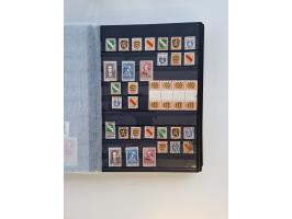 1945/59, postfrische und gestempelte Sammlung ohne SBZ aber mit Saarland mit vielen besseren und kpl. Ausgaben, diversen Brie