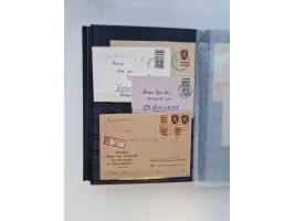 1945/59, postfrische und gestempelte Sammlung ohne SBZ aber mit Saarland mit vielen besseren und kpl. Ausgaben, diversen Brie