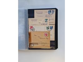 1945/59, postfrische und gestempelte Sammlung ohne SBZ aber mit Saarland mit vielen besseren und kpl. Ausgaben, diversen Brie