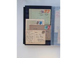 1945/59, postfrische und gestempelte Sammlung ohne SBZ aber mit Saarland mit vielen besseren und kpl. Ausgaben, diversen Brie