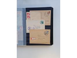 1945/59, postfrische und gestempelte Sammlung ohne SBZ aber mit Saarland mit vielen besseren und kpl. Ausgaben, diversen Brie