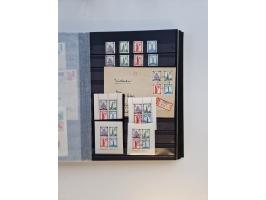 1945/59, postfrische und gestempelte Sammlung ohne SBZ aber mit Saarland mit vielen besseren und kpl. Ausgaben, diversen Brie