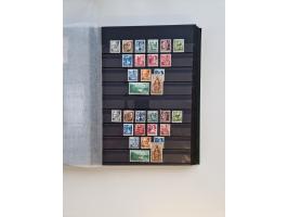 1945/59, postfrische und gestempelte Sammlung ohne SBZ aber mit Saarland mit vielen besseren und kpl. Ausgaben, diversen Brie