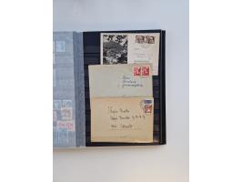 1945/59, postfrische und gestempelte Sammlung ohne SBZ aber mit Saarland mit vielen besseren und kpl. Ausgaben, diversen Brie