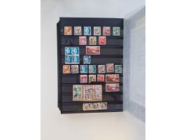 1945/59, postfrische und gestempelte Sammlung ohne SBZ aber mit Saarland mit vielen besseren und kpl. Ausgaben, diversen Brie