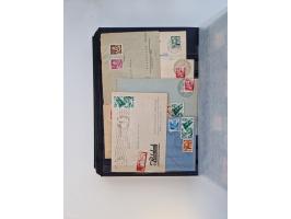 1945/59, postfrische und gestempelte Sammlung ohne SBZ aber mit Saarland mit vielen besseren und kpl. Ausgaben, diversen Brie