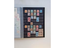 1945/59, postfrische und gestempelte Sammlung ohne SBZ aber mit Saarland mit vielen besseren und kpl. Ausgaben, diversen Brie