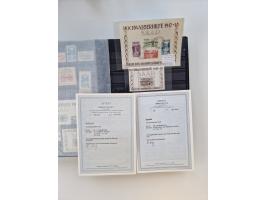 1945/59, postfrische und gestempelte Sammlung ohne SBZ aber mit Saarland mit vielen besseren und kpl. Ausgaben, diversen Brie