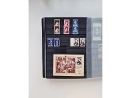 1945/59, postfrische und gestempelte Sammlung ohne SBZ aber mit Saarland mit vielen besseren und kpl. Ausgaben, diversen Brie