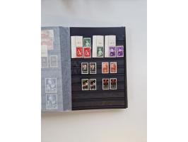 1945/59, postfrische und gestempelte Sammlung ohne SBZ aber mit Saarland mit vielen besseren und kpl. Ausgaben, diversen Brie